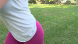 Camel Toe Blonde Picked Up At The Park For Gushy Sex