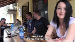 The Cutest Waitress In Prague