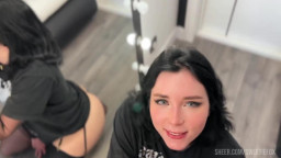 Sweetie Fox - Black Metal Girl In Stockings Anal Hard Fucks To Facial